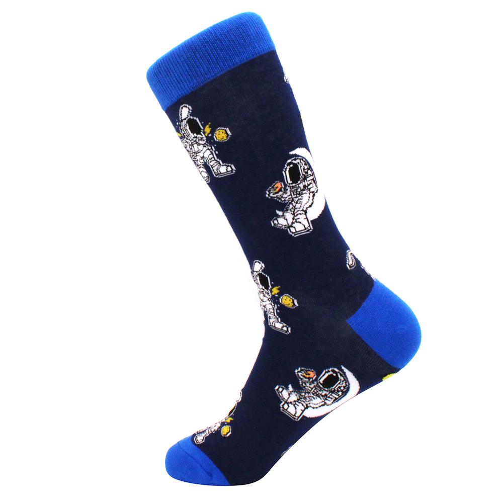Fashion Funny Mens Socks Hip Hop Harajuku Kawaii Cartoon Cotton Socks Fruit Animal Beer Food Happy Casual Socks Gifts for Men