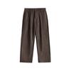 HAUT TON Men's Bamboo Weave Pleated Casual Trousers