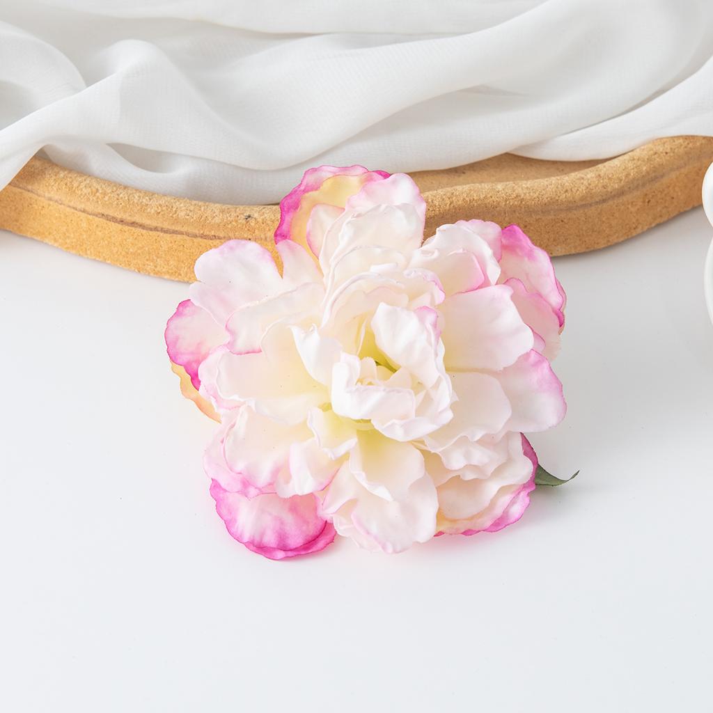 100 Stück Künstliche Pfingstrosen Hochzeit Brautparty Weihnachten Heimdekoration Gartenbögen DIY Geschenkbox Heißer Verkauf Blumenkopf