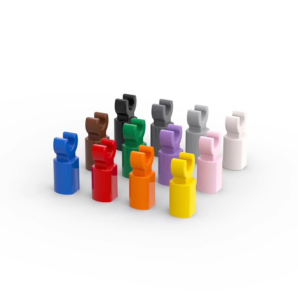 50pcsMOC Parts 11090 44873 Bar Holder with Clip Compatible Bricks DIY Assmble Building Blocks Puzzle Toy Gift Particle Kid