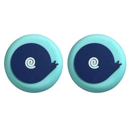 Yousheng 2Pcs Cartoon Door Knob Stopper Wall Protector Self-Adhesive Round Square Door Handle Stop Quiet Shock Absorbent Anti-collision Pad Wall