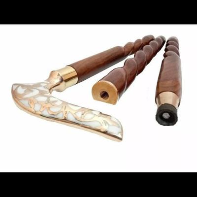Antique Victorian Head Handle Wooden Vintage Style Walking Stick Cane Gift