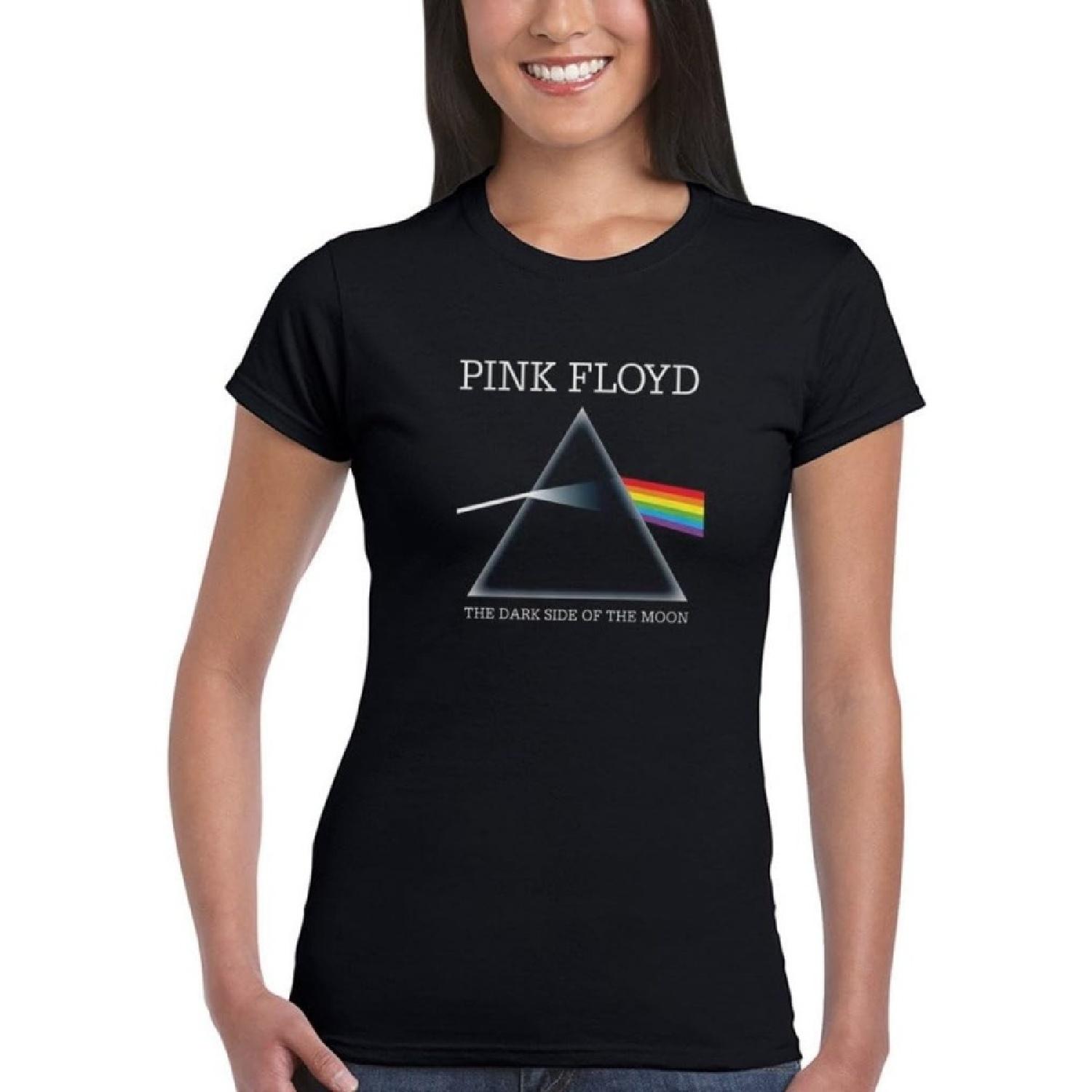 Женская облегающая футболка Pink Floyd  Dark Side Of The Moon Refract  S