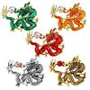 Elegant Dragon Brooches Dress Accessory Dragon Brooch Pin Alloy Texture Perfect for Matching Women Stylish Outfit