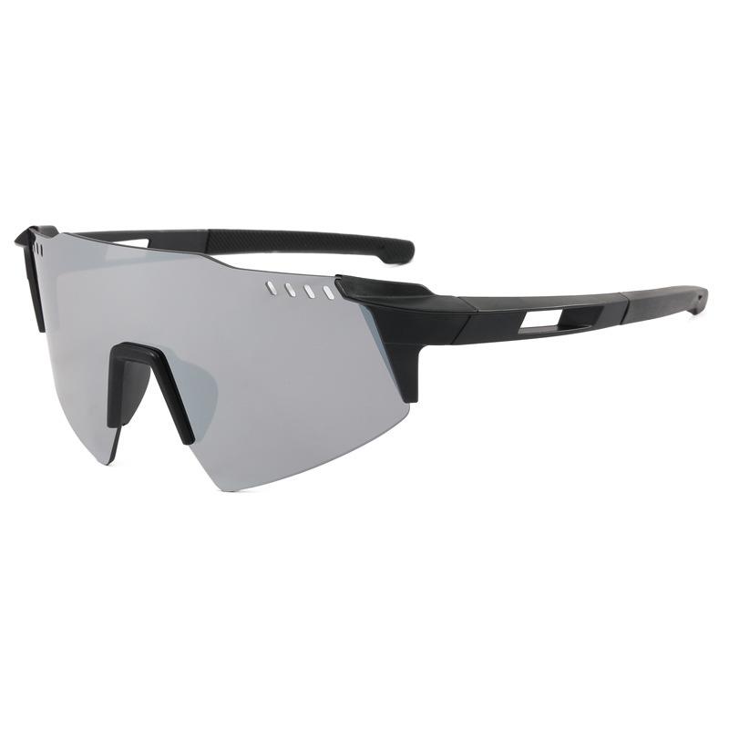 Cross Border New Bicycle Riding Glasses Ultra Light European American Outdoor Sports Sunglasses Frameless Running Colorful