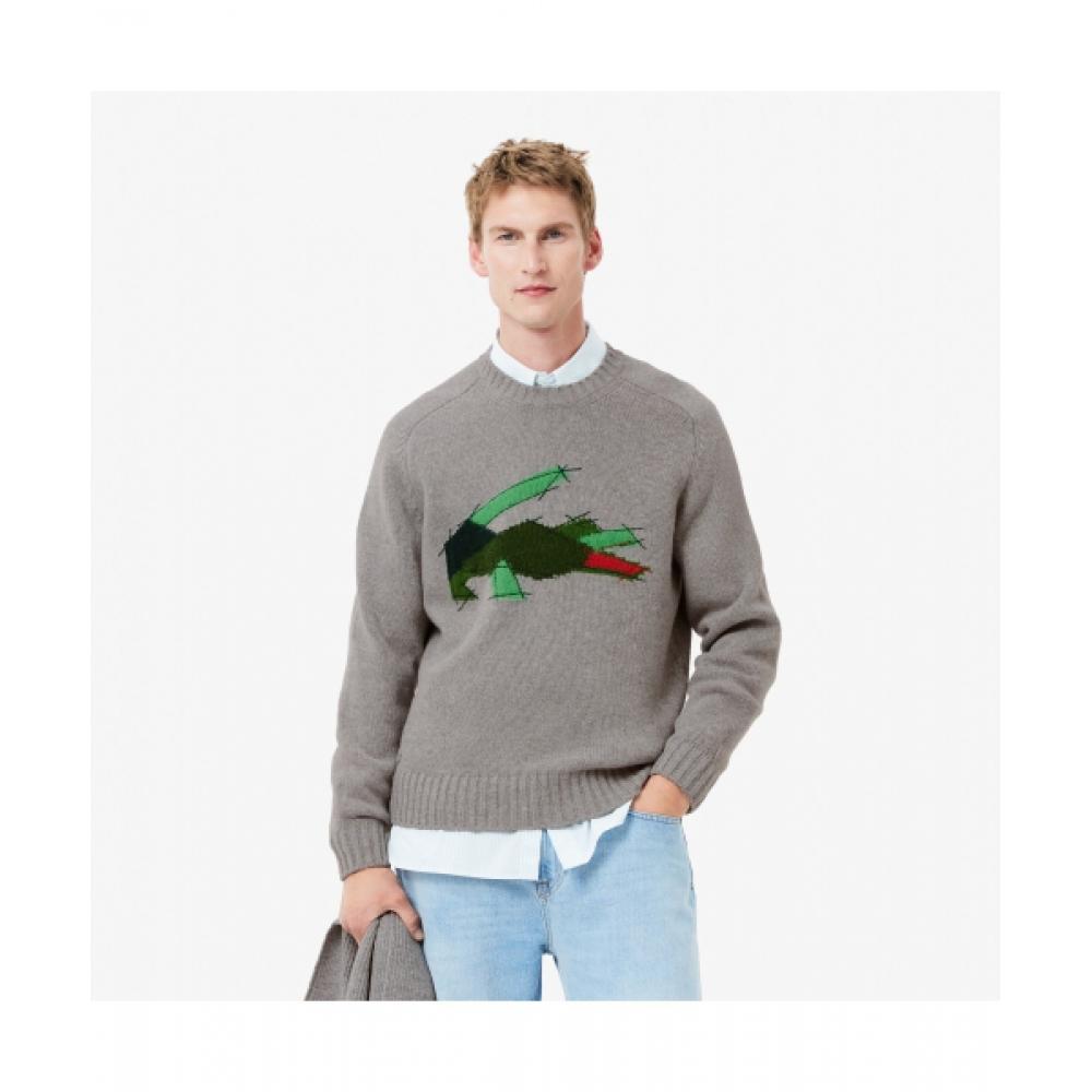 

LacoSte Men S Holiday Pullover [gray] 003