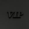 New Personalized VIP Car Logo Car VIP Word Logo Side Logo Decorative Sticker Modified Metal Tail Logo JP Car Sticker