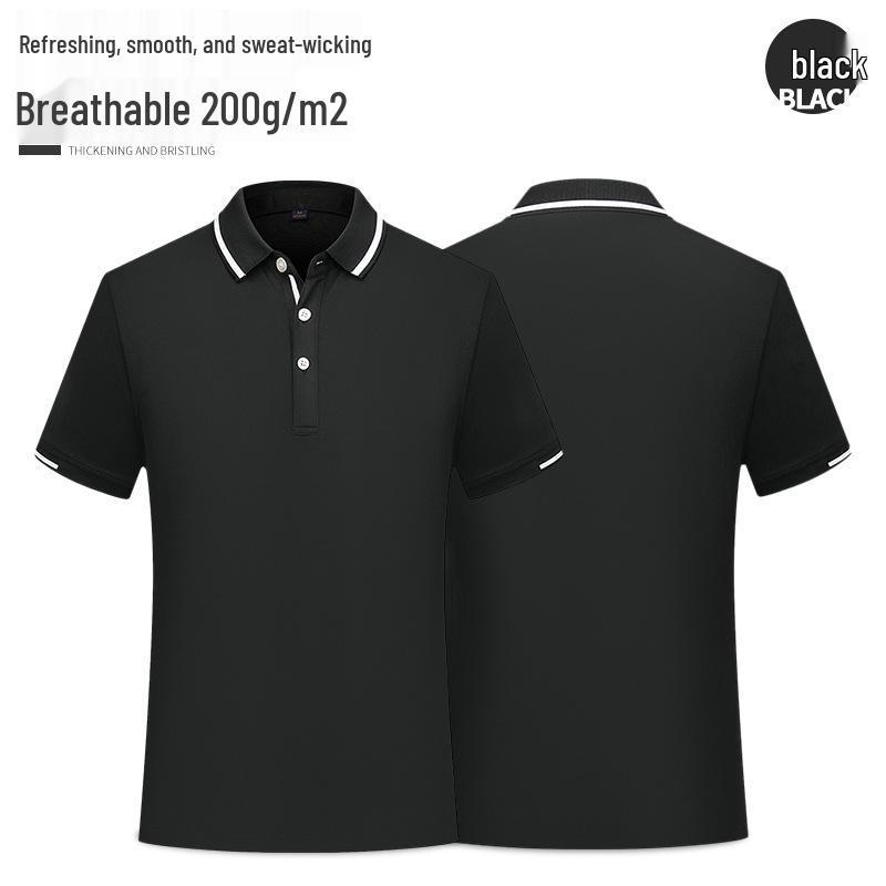 Custom Quick-Dry Polo with Turn-Down Collar for Corporate Events and Logo Branding