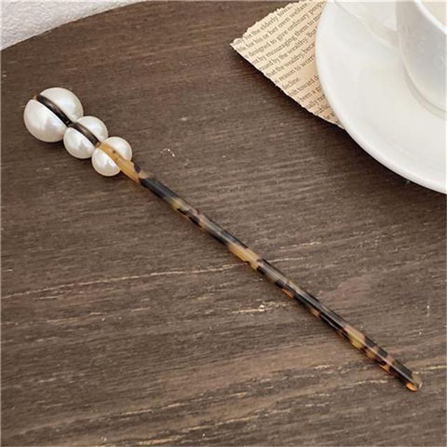Chinese Punk Ruby Pendant Sword Hairpin Fashion Simple Modern Headdress Back Of The Head Pan Hair Ornament Fashion Retro New