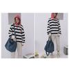 IELGY Denim Bag Large-Capacity One-Shoulder Messenger Korean Version Trendy All-Match Handbag