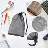 5 PCS Black Bags Mesh Storage Bag Mesh Bag Drawstring ForJewelry Gifts Small Travel Stuff Kitchen Wedding Small Travel Stuff (5, Black, 5.9 *
