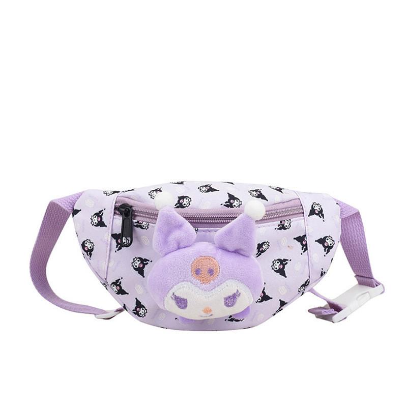 Sac Ceinture Enfant Dessin Animé Kuromi En Matière Polyester Pour Usage Quotidien