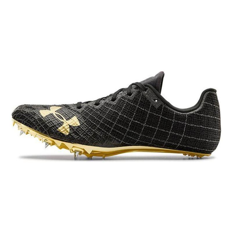 Under Armour Kick Sprint Pro 3 Černá Metalická Vítězná Zlatá Unisex Tenisky Jet-Šedá 3022516-003