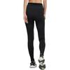 Adidas Solid Color Logo Print High-Waisted Ribbed Leggings Women Leggings Black HN0659