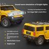 Simulácia 1:18 Hummer H2 Alloy Terénne vozidlo Kovový model odlievaný pod tlakom Domáce Ozdoby v interiéri Zvuk a svetlo Stiahnutie Detského Toy Boy Darček k narodeninám