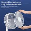 Portable Small Plug-in Desk Fan High Power No Head Shake Compact Quiet Fan for Dorm Bedroom Office Travel Indoor Outdoor Use