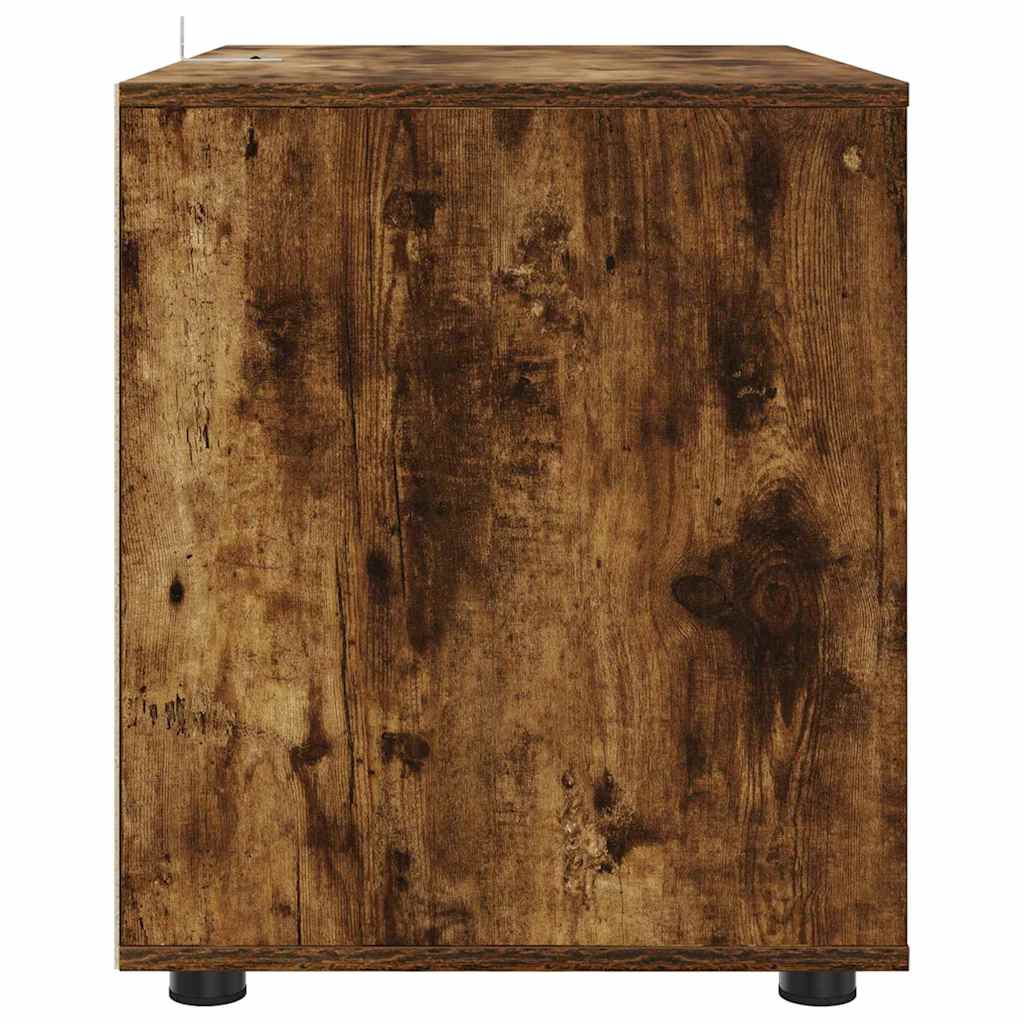Storage Cabinet Smoked Oak 80 x 48 x 57 cm