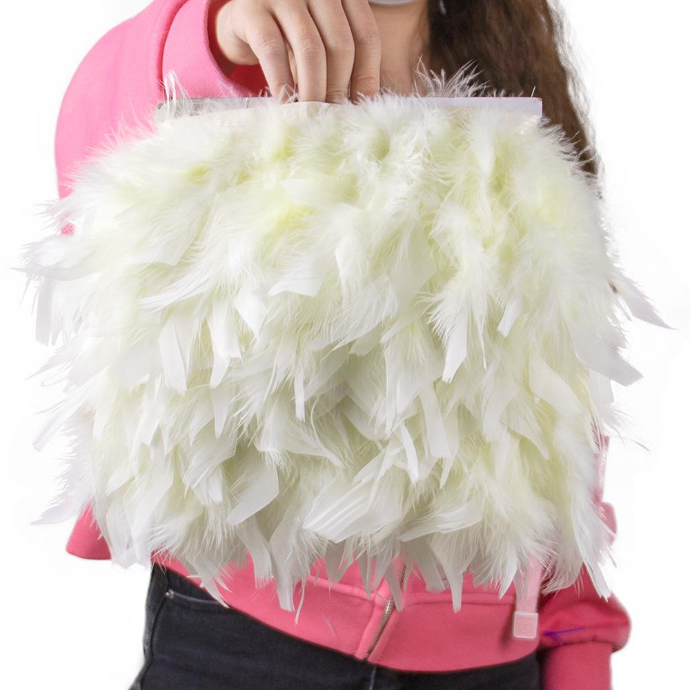 Multicolor Natural Turkey Feather Trims Marabou Feather Ribbon Wedding Dress Skirt Decoration Sewing Crafts 10-15 CM