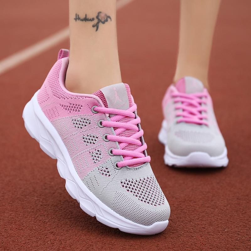 Женские летние новые сетчатые дышащие универсальные кроссовки для бега — фото 8