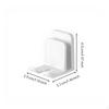 Toothbrush Holder, Bathroom Organizer, NoDrill Installation, Sturdy SpaceSaving Storage Rack White 1