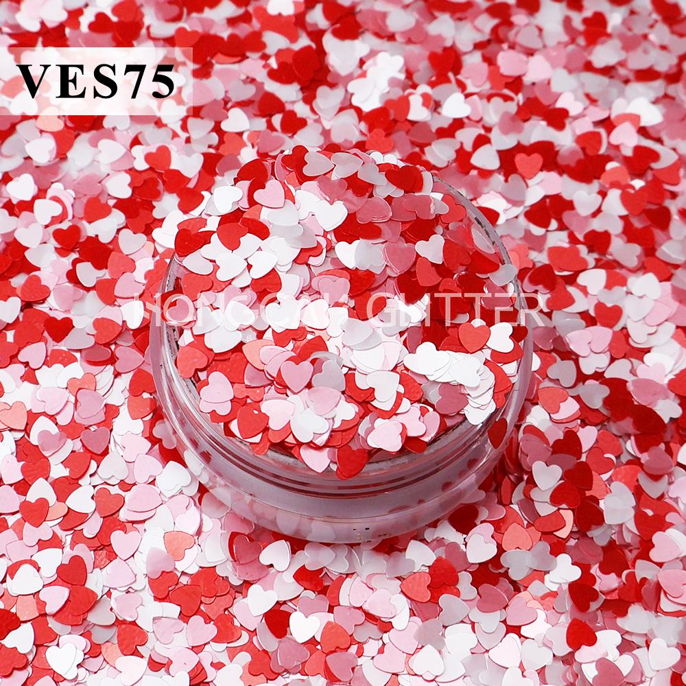 New Valentines Day Polyester Glitter Bulk Chunky Mixed Glitter for Resin Tumblers Christmas Decorations