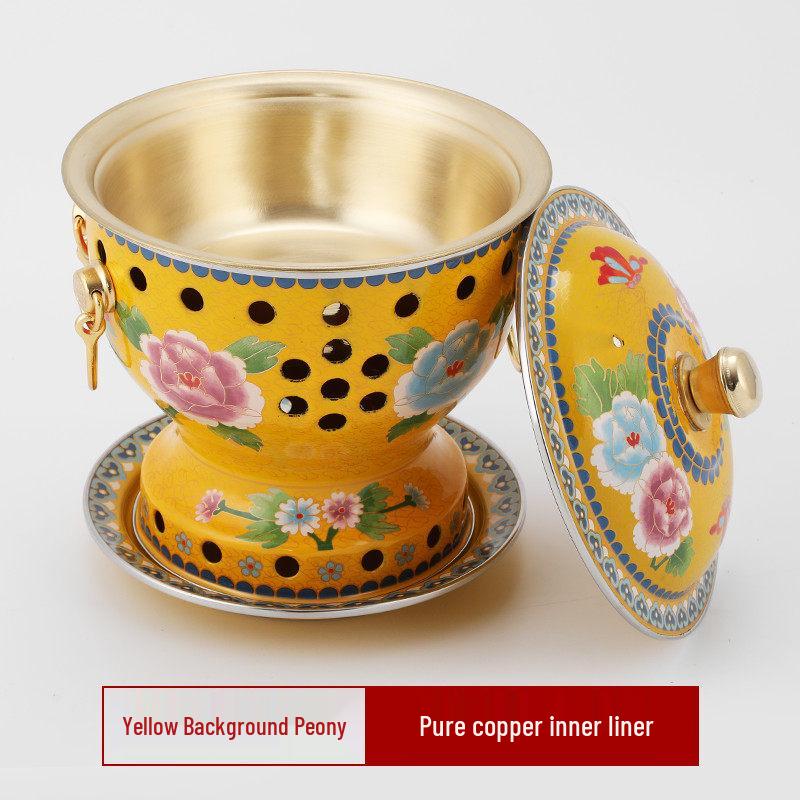Qī Wēi Single-Person Copper Hotpot with Alcohol Stove