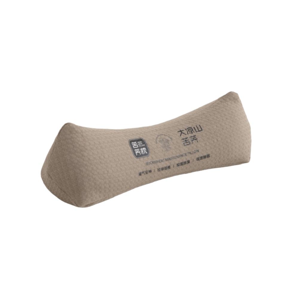 Ergonomic Buckwheat Husk Cervical Pillow Triangular/Cylindrical Sleep Pillow Adult Triangular Coffee