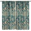 Tenda Retro Finestre William Morris con Motivo Botanico, Tenda Oscurante William Morris Arte Floreale 2 Pannelli