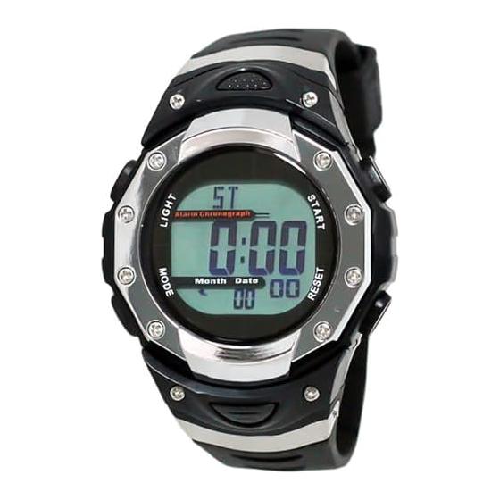 CREPHA Digital Men s Watch Radio Solar Urethane Belt Black F-61-450BL
