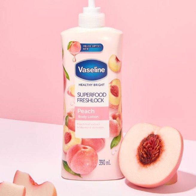 Vaseline Superfood Peach Body Lotion 390ml