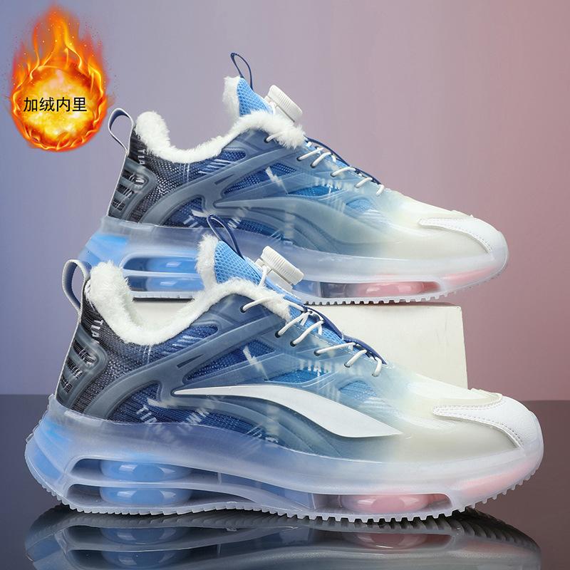 2025 Men's Shoes Winter 2025 New Sports Shoes Leather Surface Waterproof Trend Breathable Couple Shoes Casual Trend Shoes