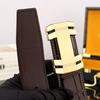 Men's Leather Belt with Crocodile Grain, 3.8 cm Wide Cowhide and Stainless Steel Smooth Plate Buckle