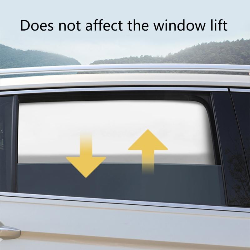 Sunshade Full Shading Fabric Magnetic Suction Opaque-Curtain Side Window Sun Visor Summer Protection for Car Accessories