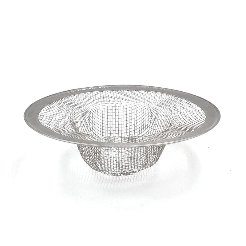 Large, Medium and Small Size Stainless Steel Draining Nets, Water Leakage Sink Filter Net, Residue Filter Net, Draining Straw Hat Floor Drain