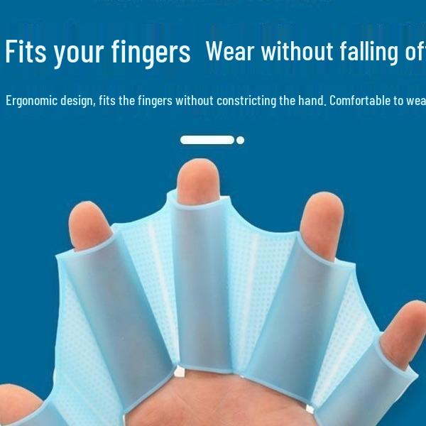 Silicone Hand Paddle for Youth & Adults - Thickened Frog Design for Snorkeling & Paddling