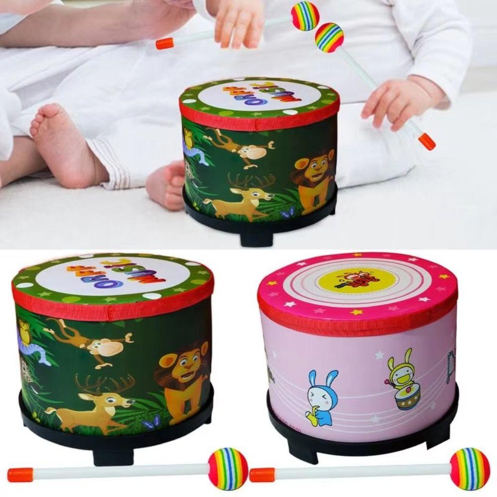 Percussion Instrument Musical Instrument Toys Montessori Wood Kids Drum Toys Children Baby