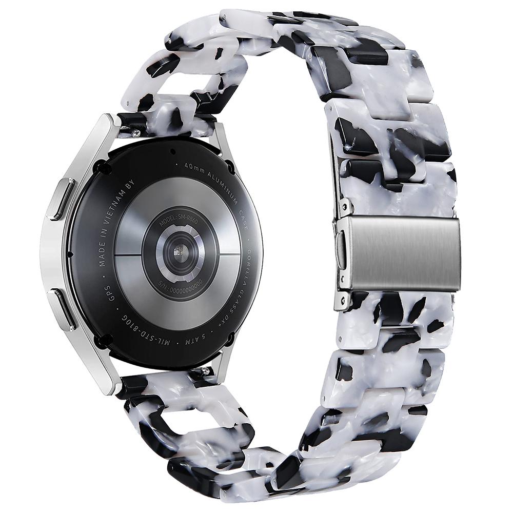 For Garmin Forerunner 245/245 Music Fashion D-Shape Resin Strap Bracelet Watchband