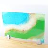 Diy Crystal Epoxy Hole Shelf Mould Mirror Desktop Screen Partition Bracket Mold for Item Cosmetic Jewelry Storage