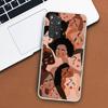 Abstract Line Women Face Phone Case For Xiaomi Redmi Note 13 12 12S 11 11S 10 10S 9 9S 11T 11E Pro Plus 8 8T 7 + Coque Cover