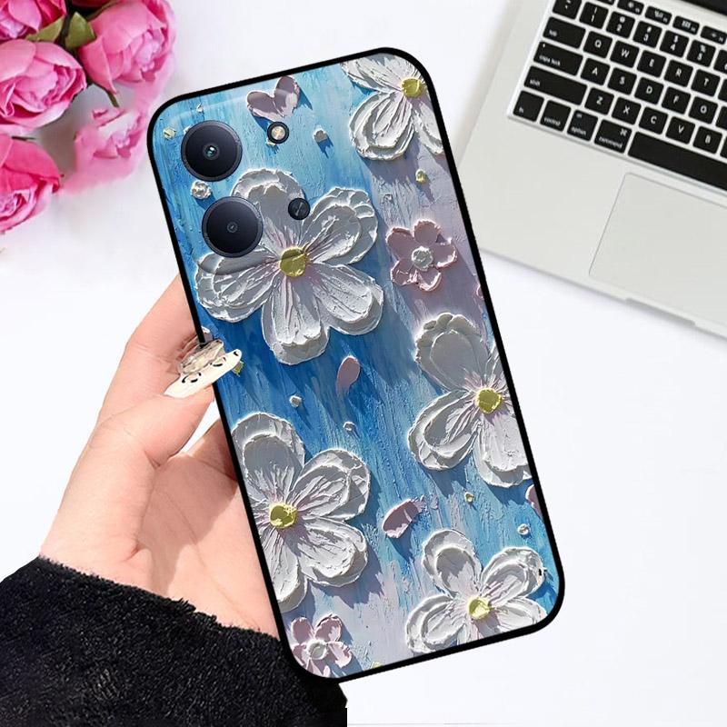 For Xiaomi Redmi 15C 15 C Case Redmi15C Fashion Soft TPU Silicone Anti-falling Back Cover For Poco C85 C 85 Shockproof Bumper