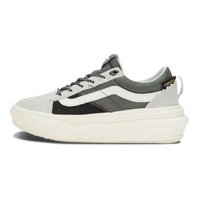 Zapatillas de Skate Cómodas Versátiles de Caña Baja Zapatillas Unisex Gris Blanco VN0005WJUNY