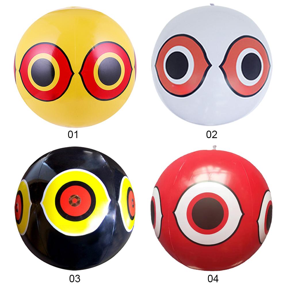 1-5pcs Outdoor Anti Bird Repellent Balloons, Inflatable Scare Eye Balloons, Repeller Pest, Hunting Ball, Orchard Farm Protector
