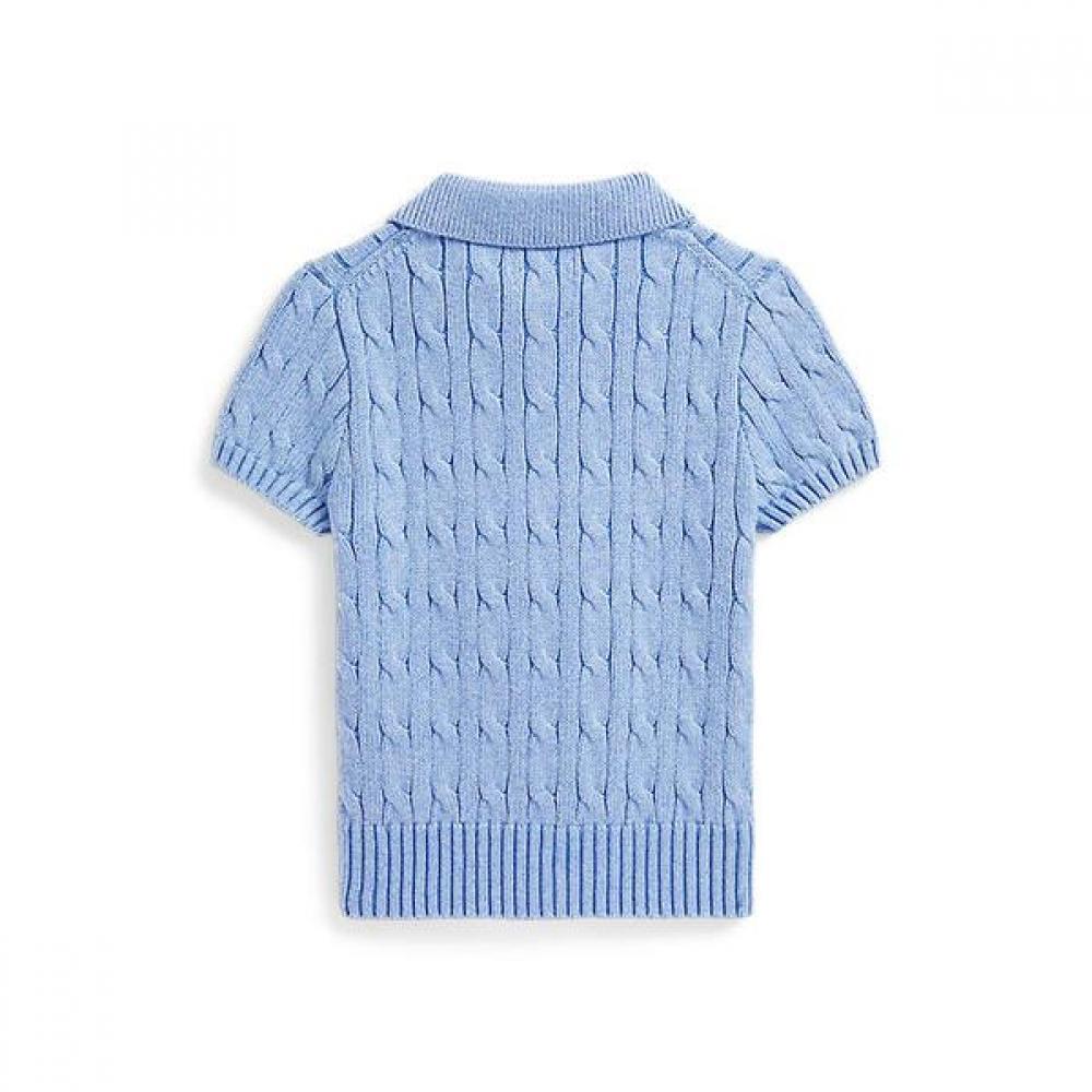 Polo Ralph Lauren Boys 2 7 Years Cable Knit Cotton Polo Collar Sweater Cwposweb6820705400