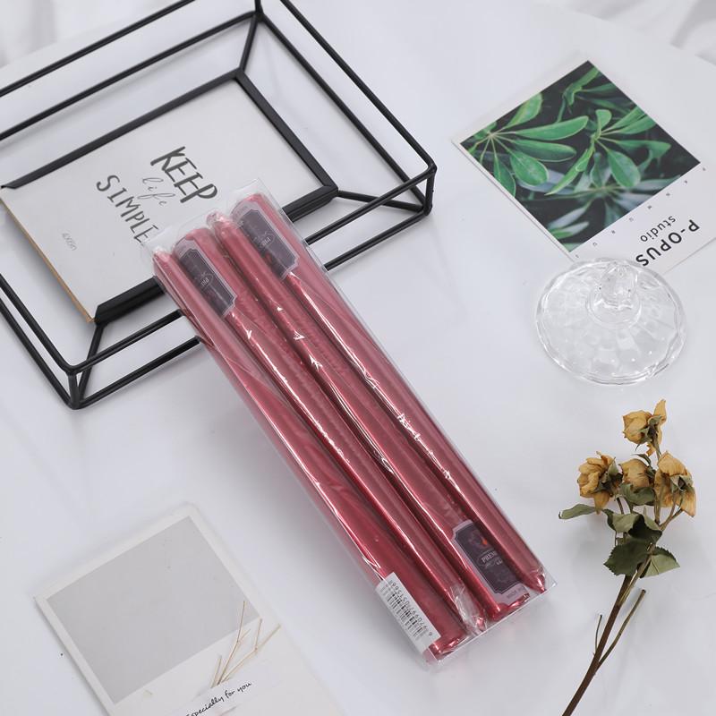 Electroplated Colored Spiral Long Stick Candle - Ideal for Christmas, Weddings, Birthdays, and Romantic Decor.