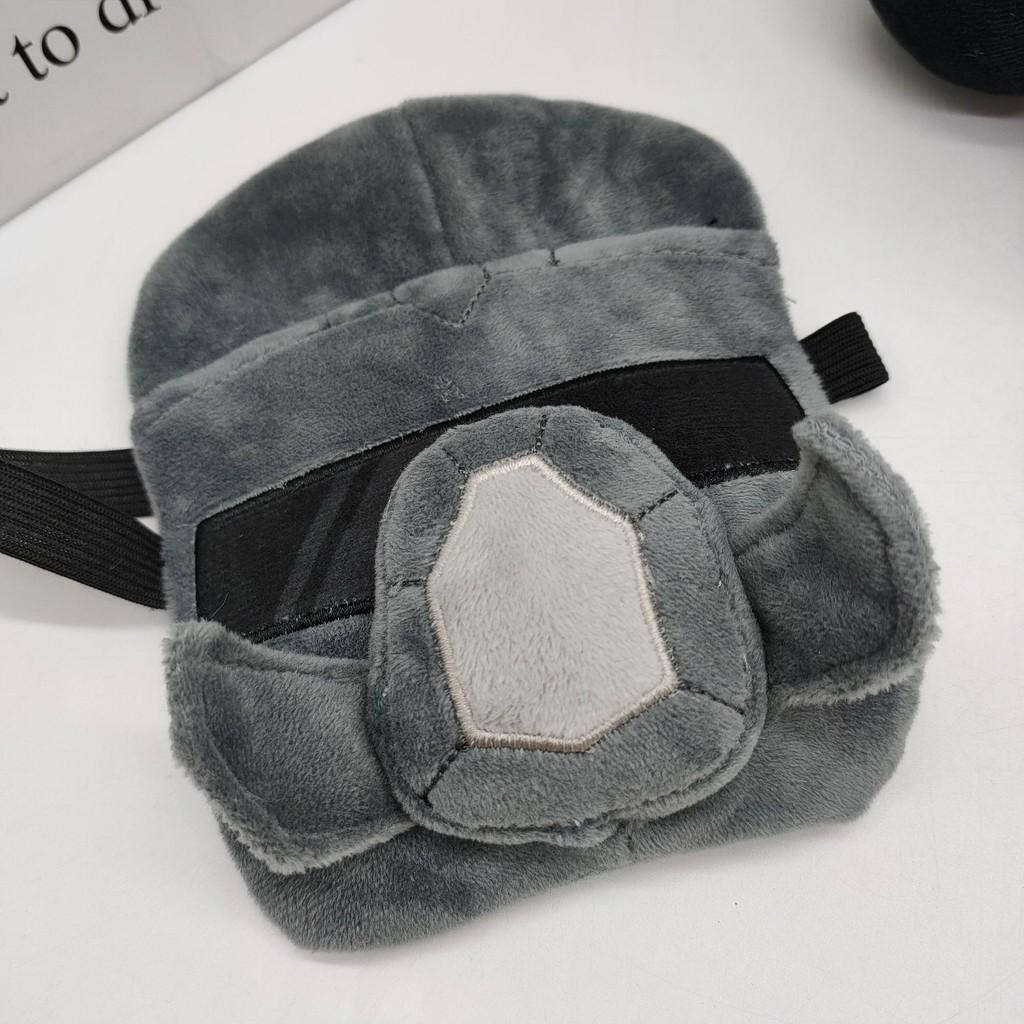 Roblox Minigunner Masked Man Plush Doll: Soft Stuffed Collectible Figure With Detachable Mask