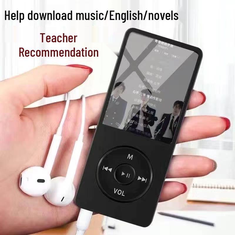 MP3 Player for Students: Bluetooth-enabled, Compatible with MP3/MP4 Formats, Ideal for Music and Audiobooks.