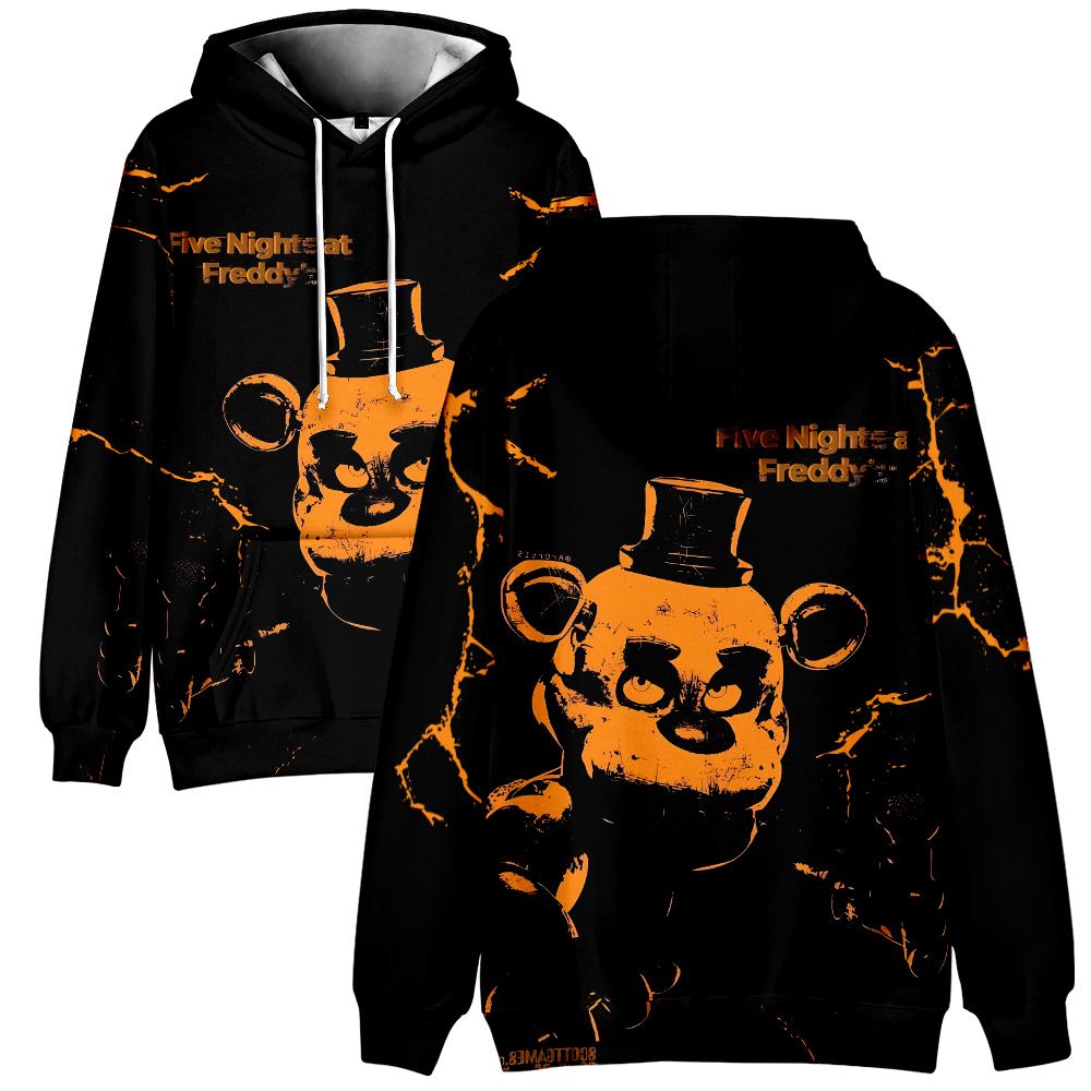 

Mens Womens Hoodie Five Nights At Freddy s Anime Hoodies Streetwear Casual Printed Hooded Pullover Sweatshirts XS
