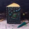 [Sedona Magic] Monster King's Eye Notebook - A heavy, sturdy, and rugged cover. A desktop accessory-like notebook (Red Dragon)