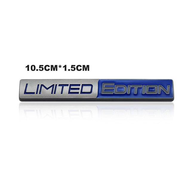 New Style Limted Edition Emblem Metal Car Body Sticker Grille Badge Decoration For Audi Toyota VW Hyundai Benz Ford Land Rover