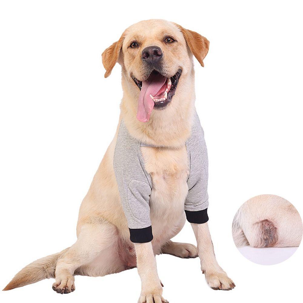 Practical Breathable Dog Recovery Sleeve Cotton Adjustable Puppy Elbow Wrap Soft Anti-lick Dog Elbow Protector For Dog Front Leg